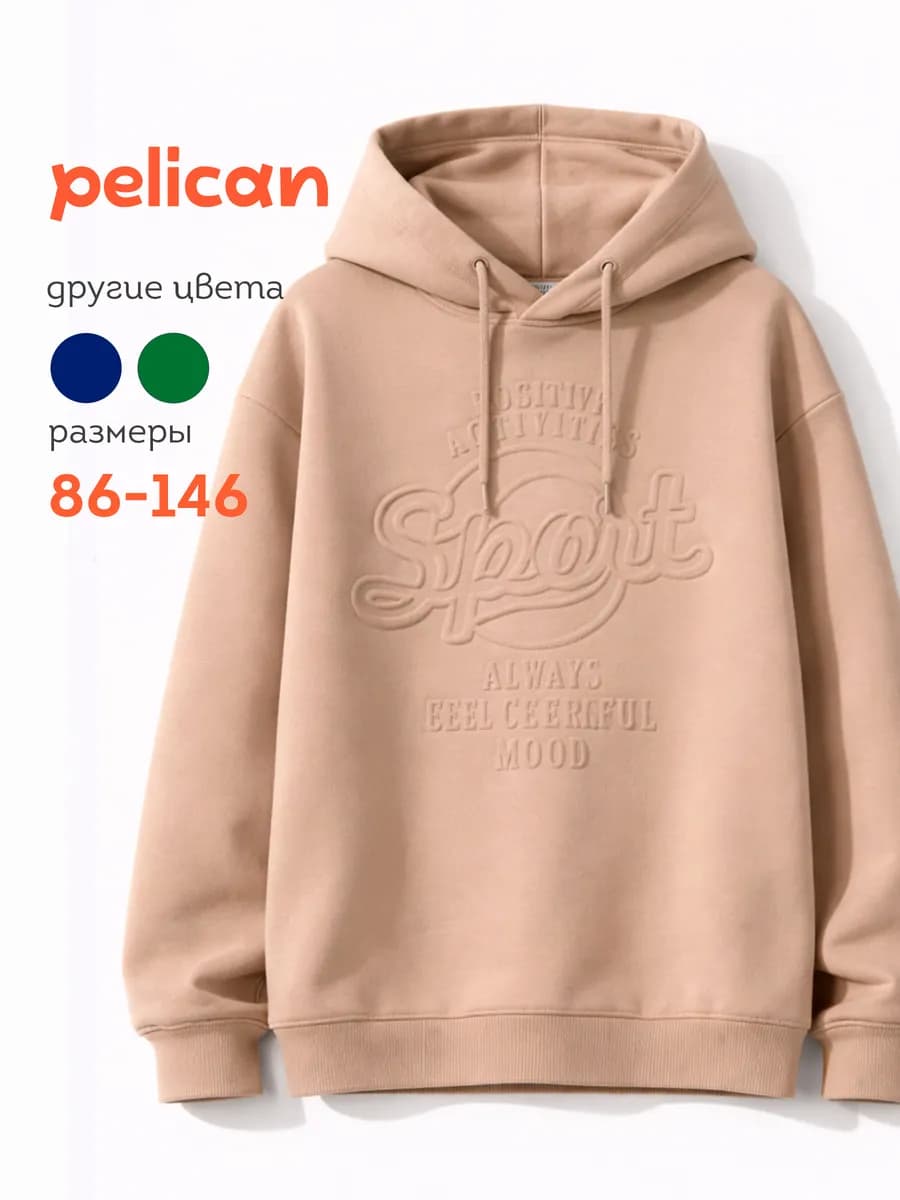 Худи теплое с начесом для мальчика