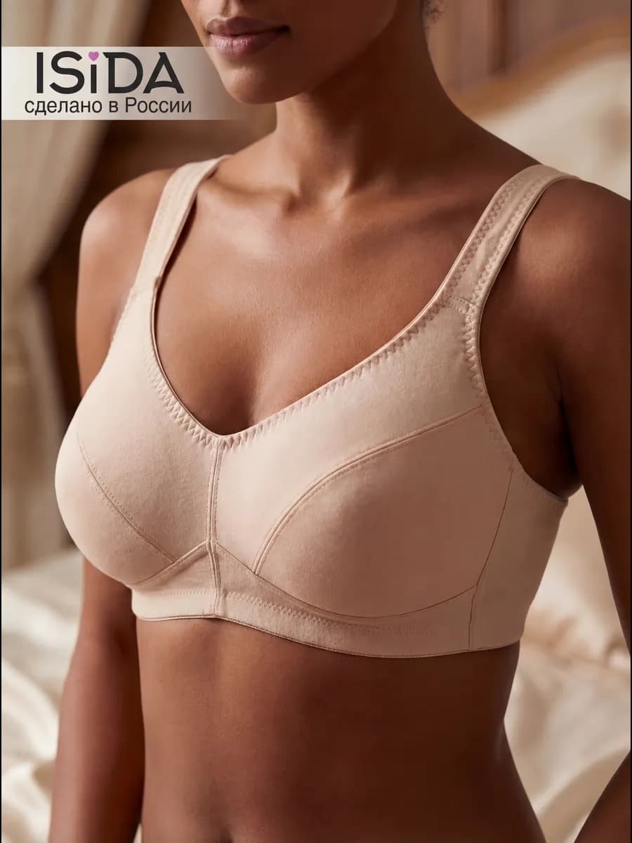 Бюстгальтер без косточек хлопок