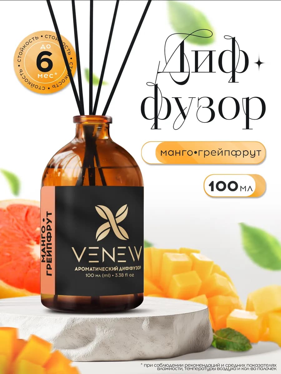 Ароматизатор для дома с палочками диффузор парфюм в наборе