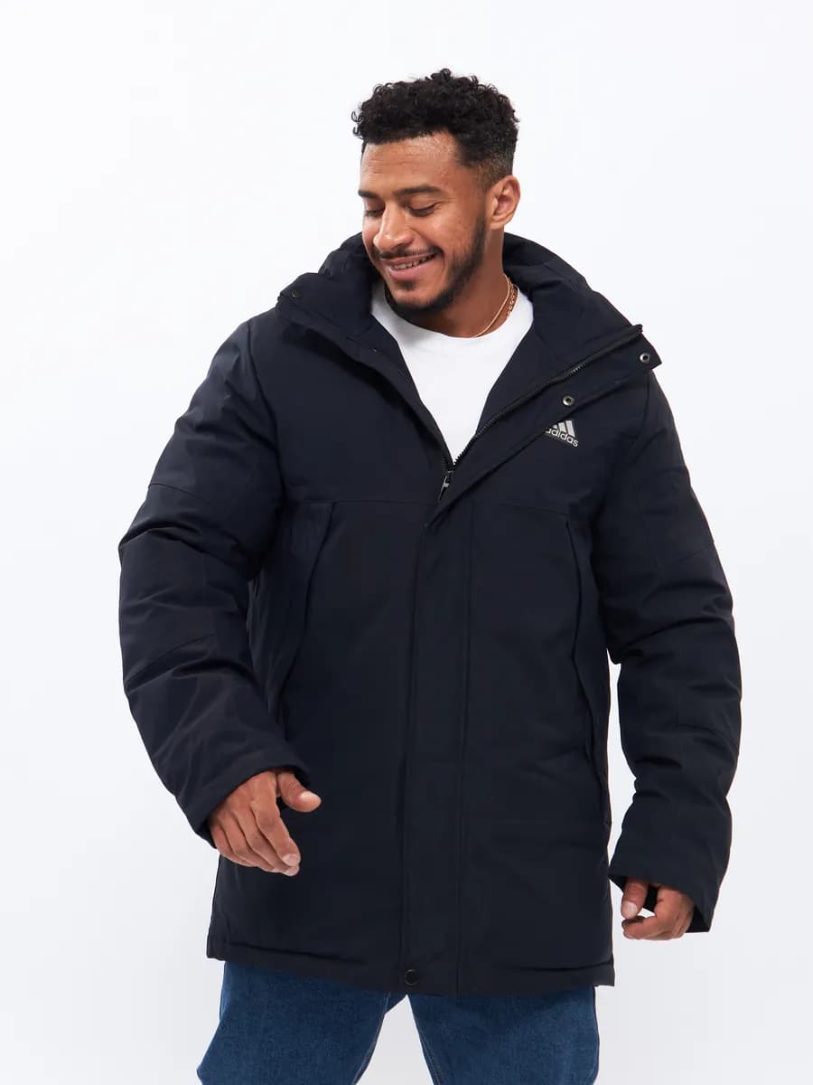 Куртка пуховик зимняя удлинённая