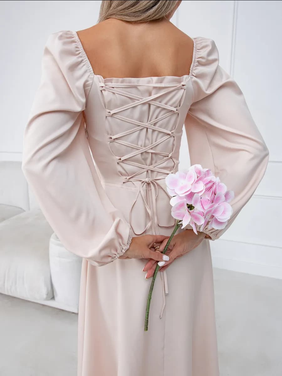 Платье с корсетом праздничное вечернее