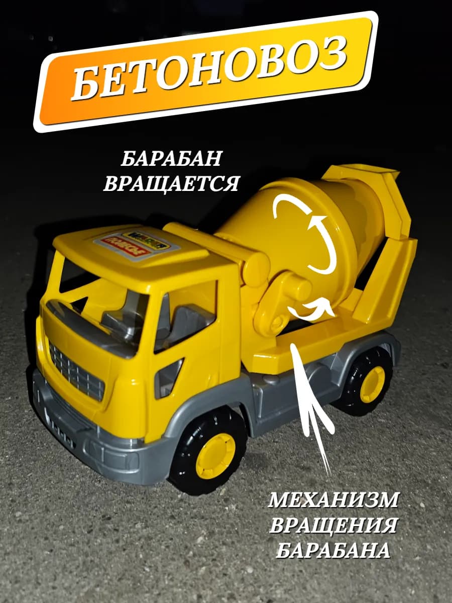 Бетоновоз игрушка для мальчиков