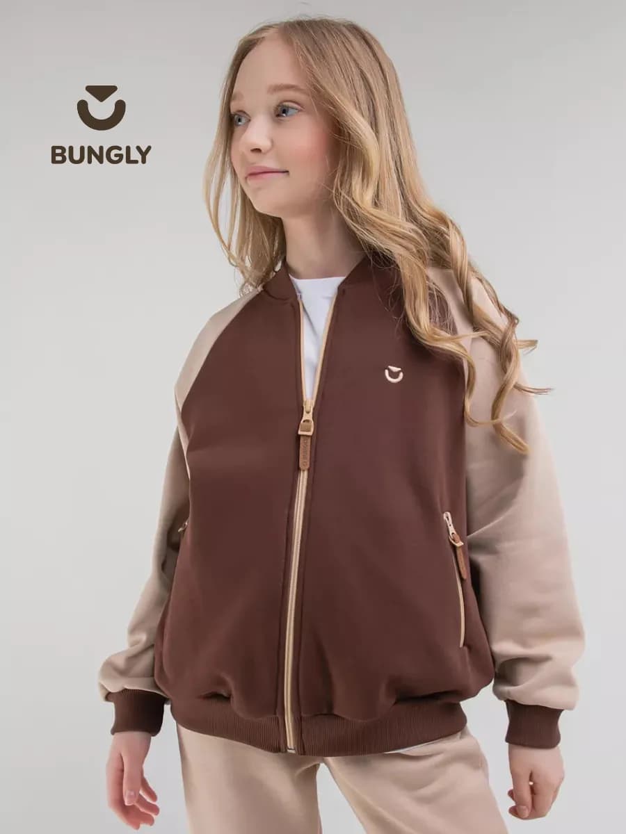 Бомбер подростковый трикотажный