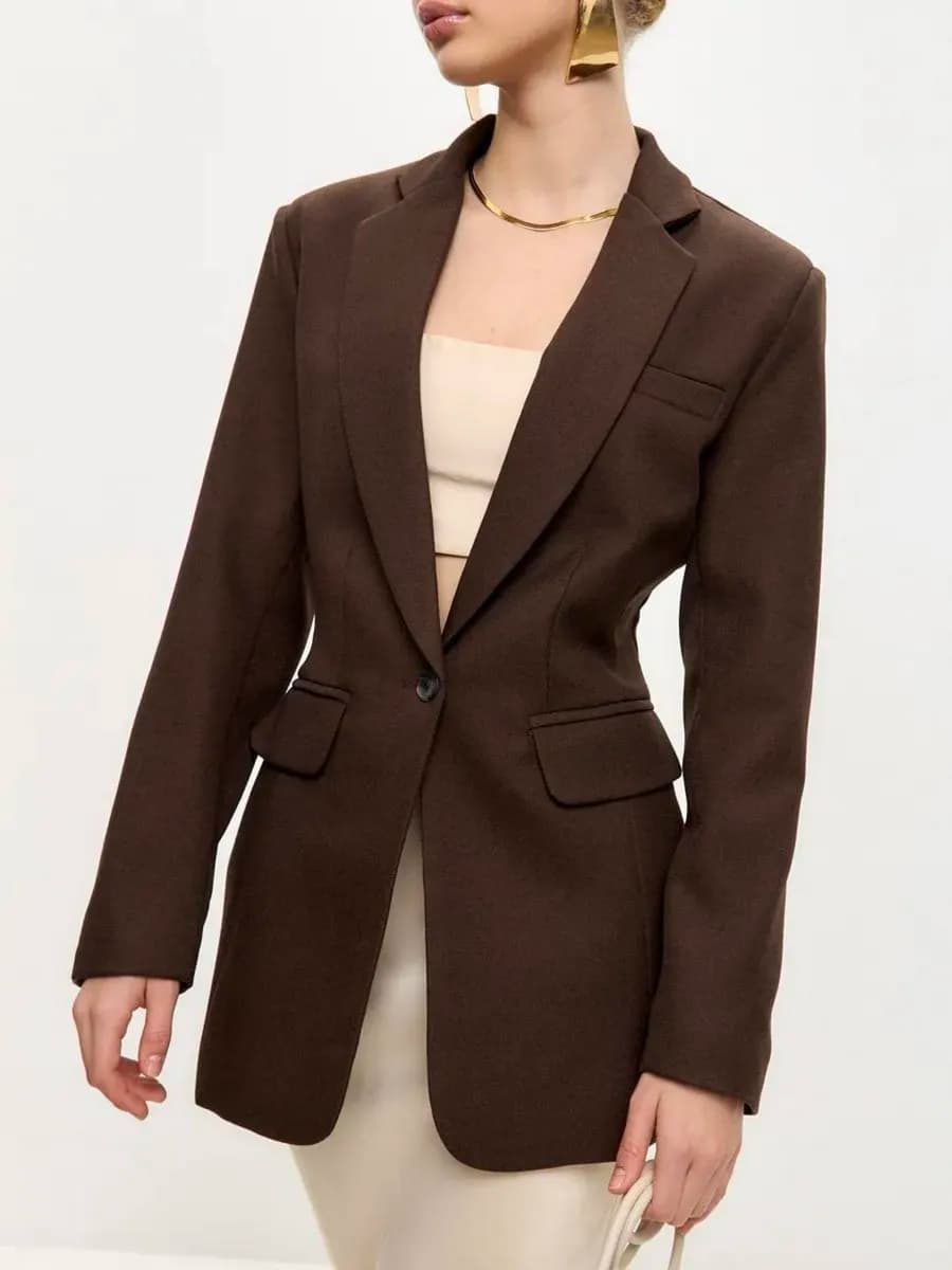 Пиджак приталенный блейзер жакет