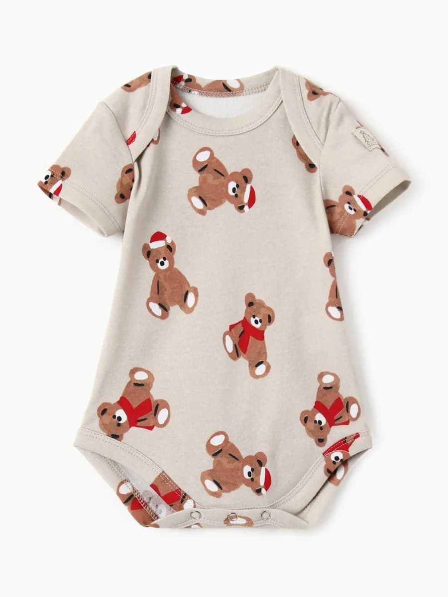 Боди новогодний для новорожденных