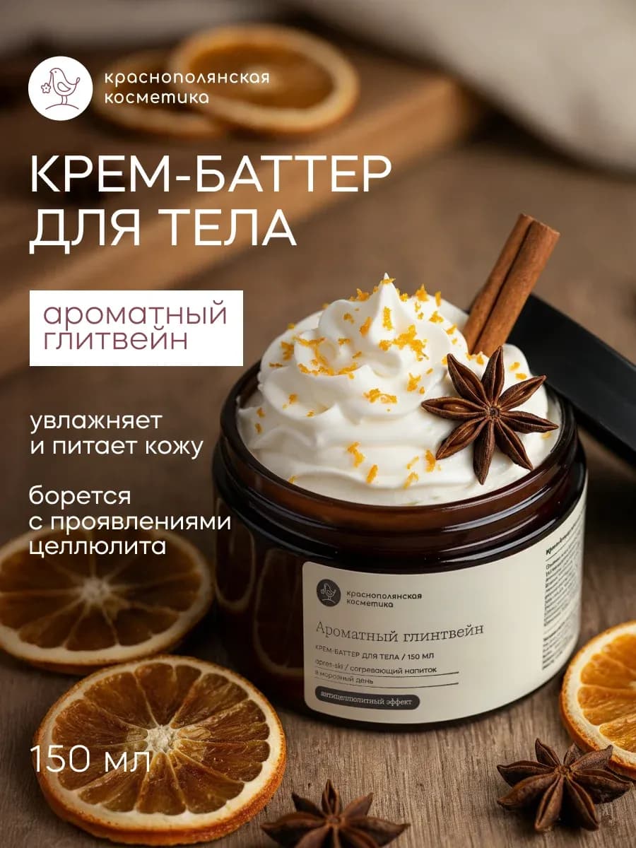 Крем баттер Глинтвейн для увлажнения тела и рук