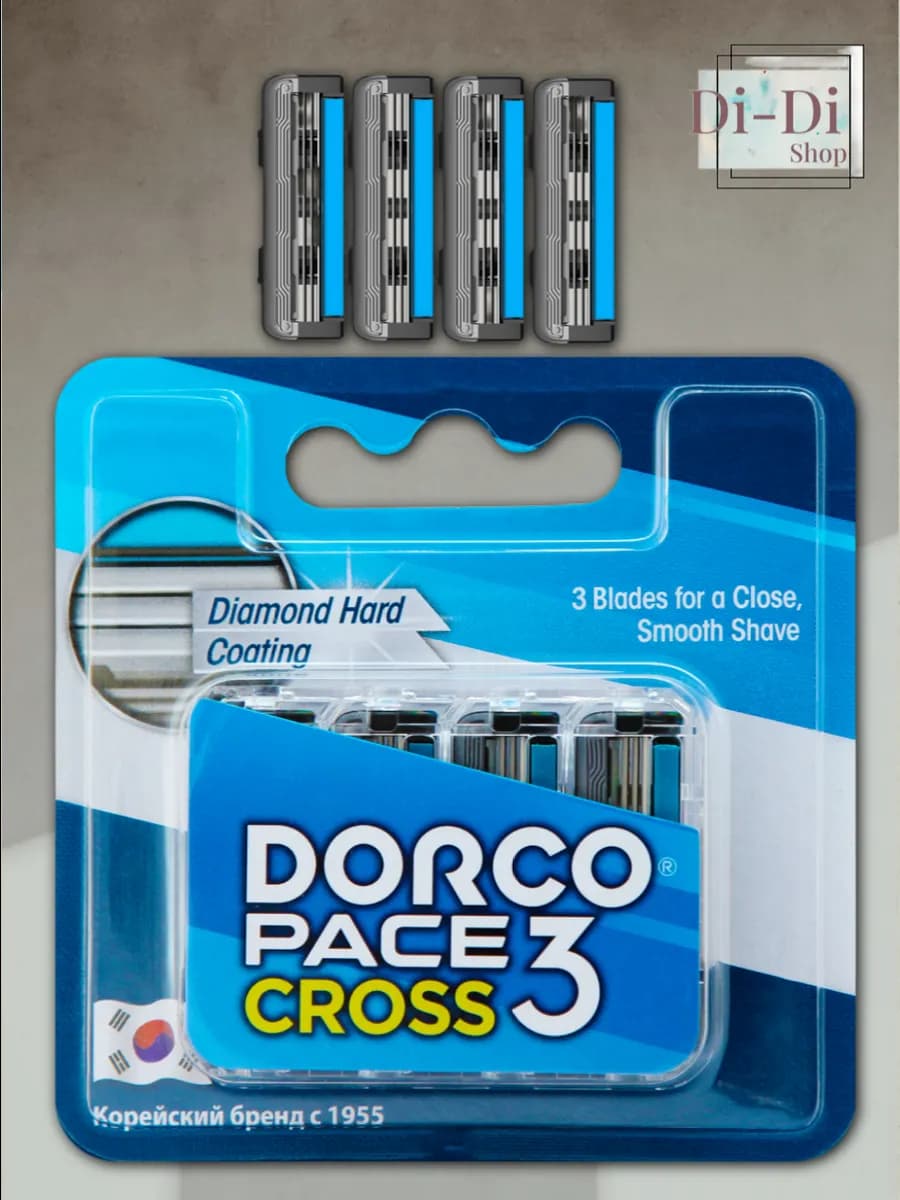 Pace3Cross Кассеты для бритья сменные