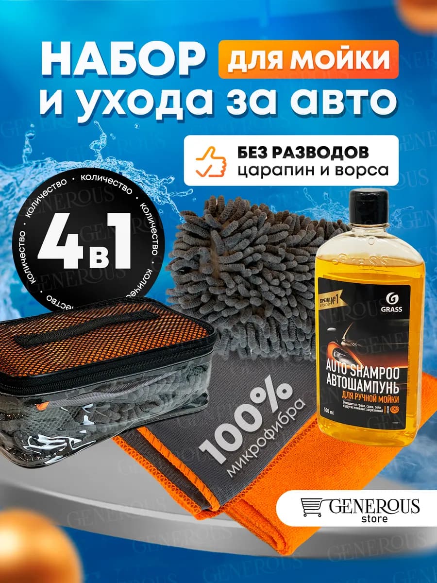 Grass Подарочный набор для мойки авто
