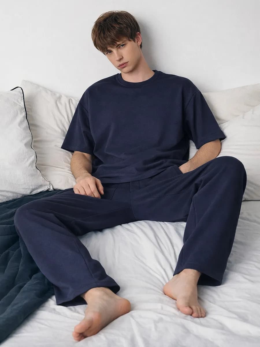 Пижама мужская со штанами и футболкой