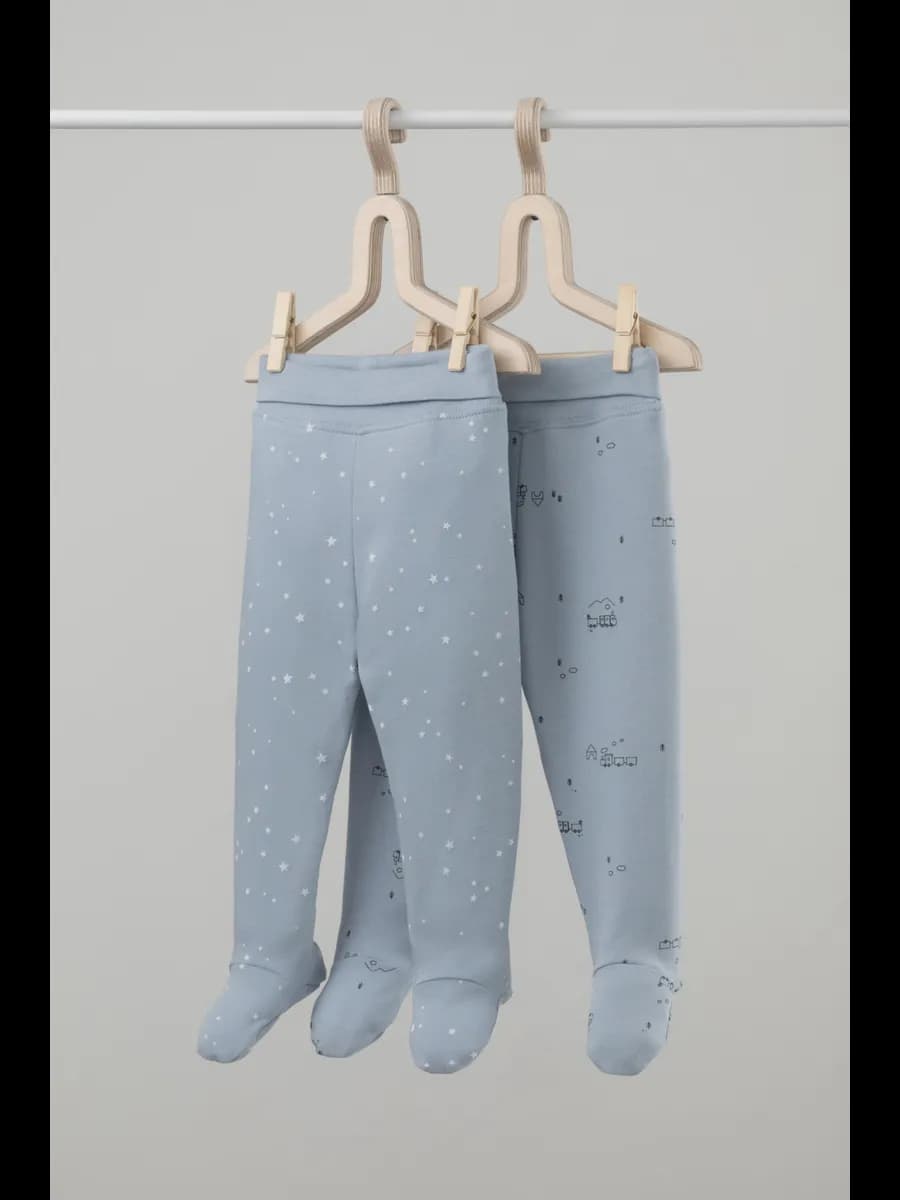 Комплект ползунков для новорожденных малышей (2 шт.) - фото 1