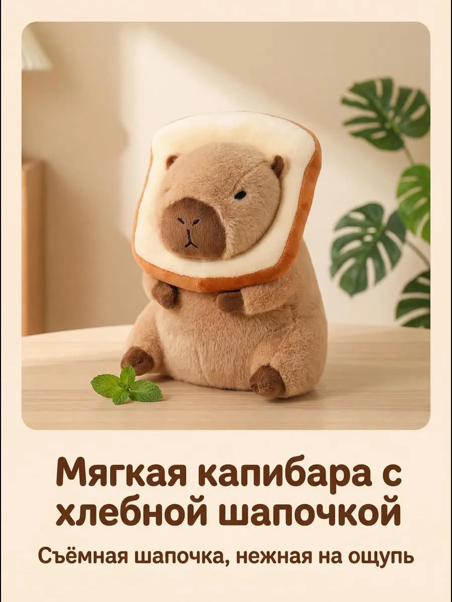 Мягкая игрушка Капибара
