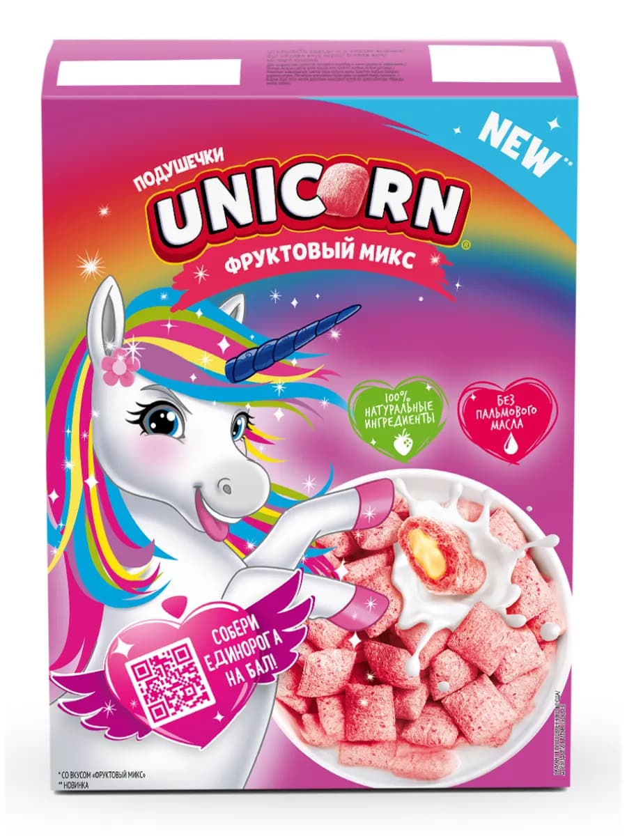 Подушечки с начинкой "Фруктовый микс", 200 г