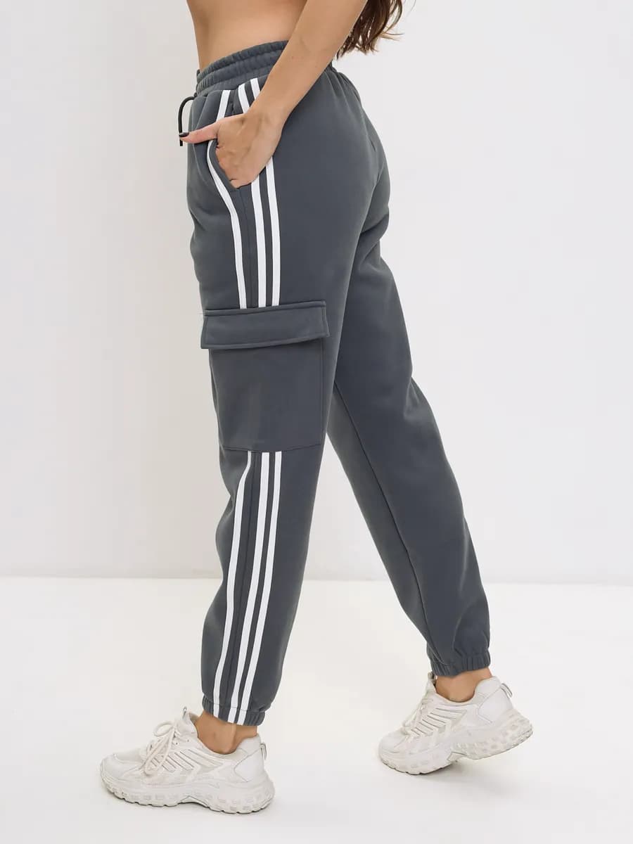 Зимние спортивные брюки Adidas на резинке