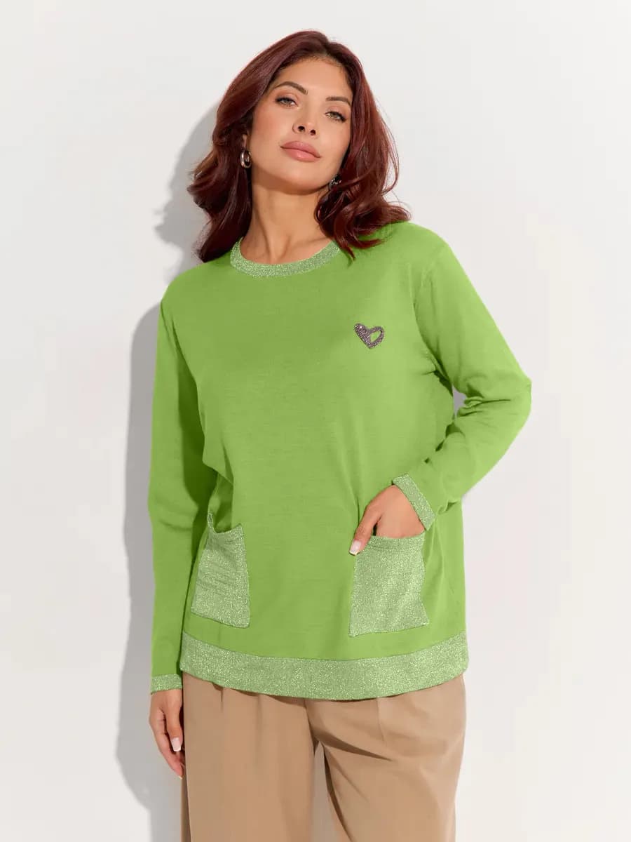 Кофта больших размеров нарядная