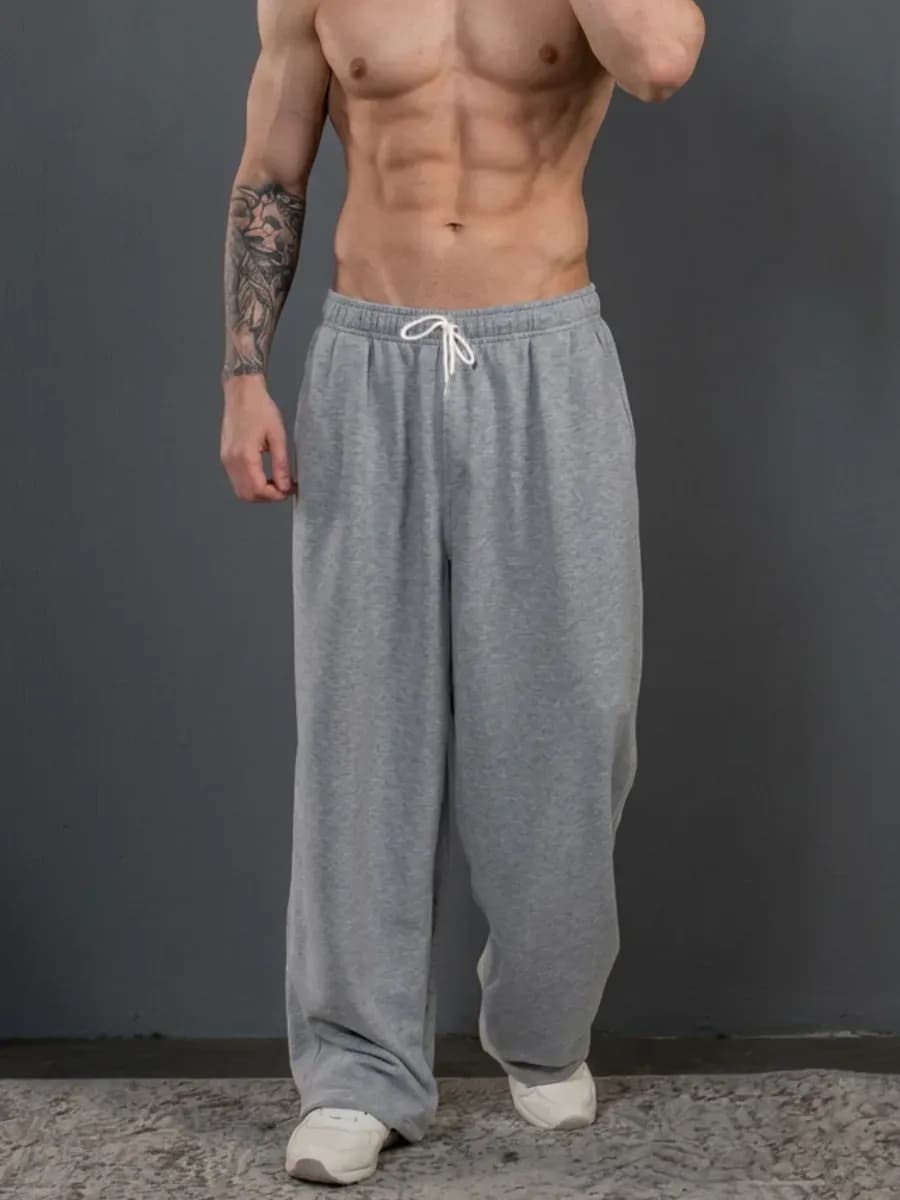 Брюки-штаны спортивные широкие оверсайз