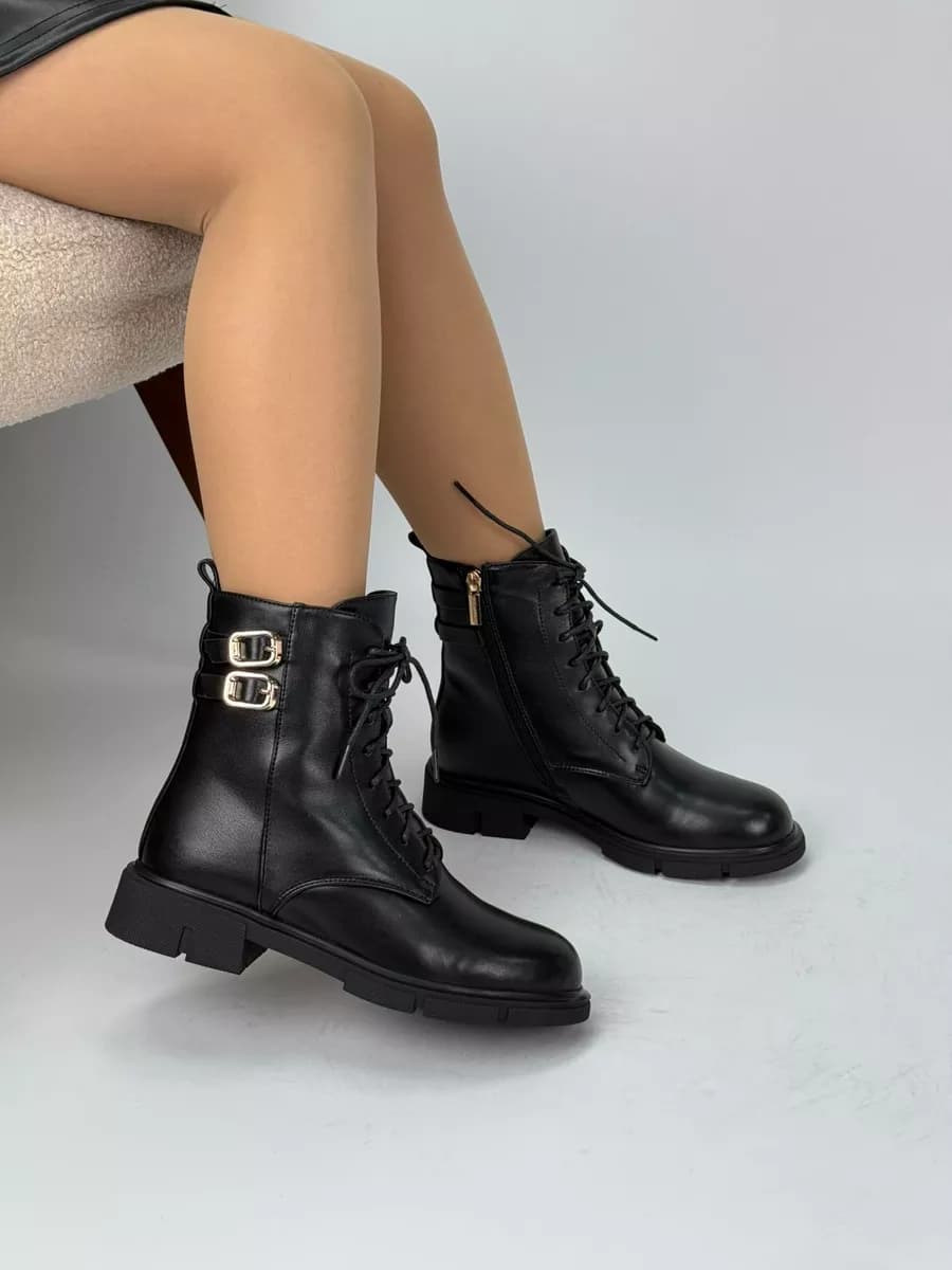 Зимние ботинки - берцы на платформе