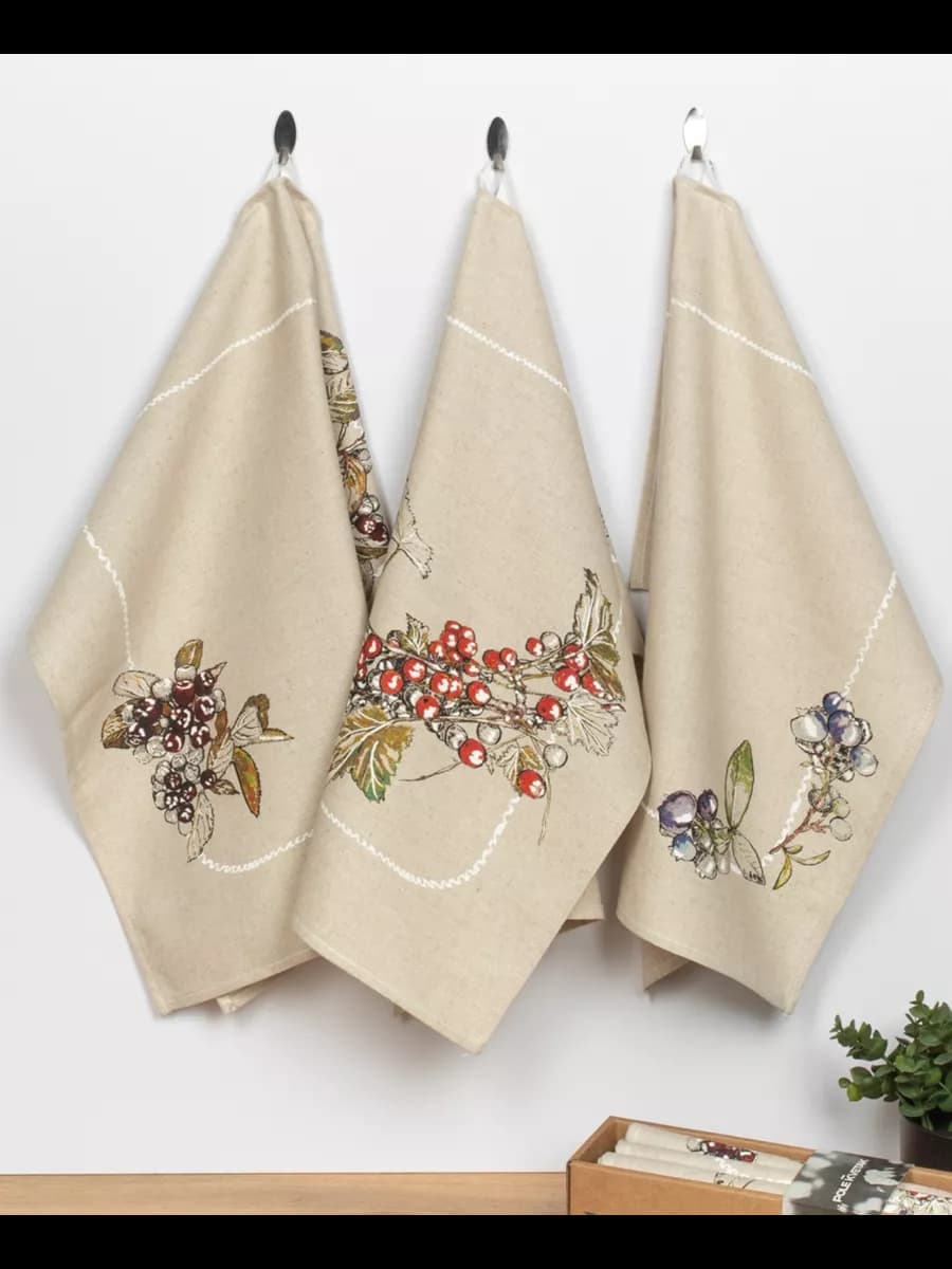 Полотенце кухонное набор 3 штуки