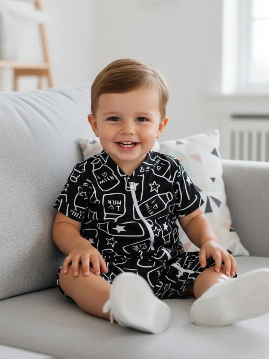 Комбинезон на молнии, песочник