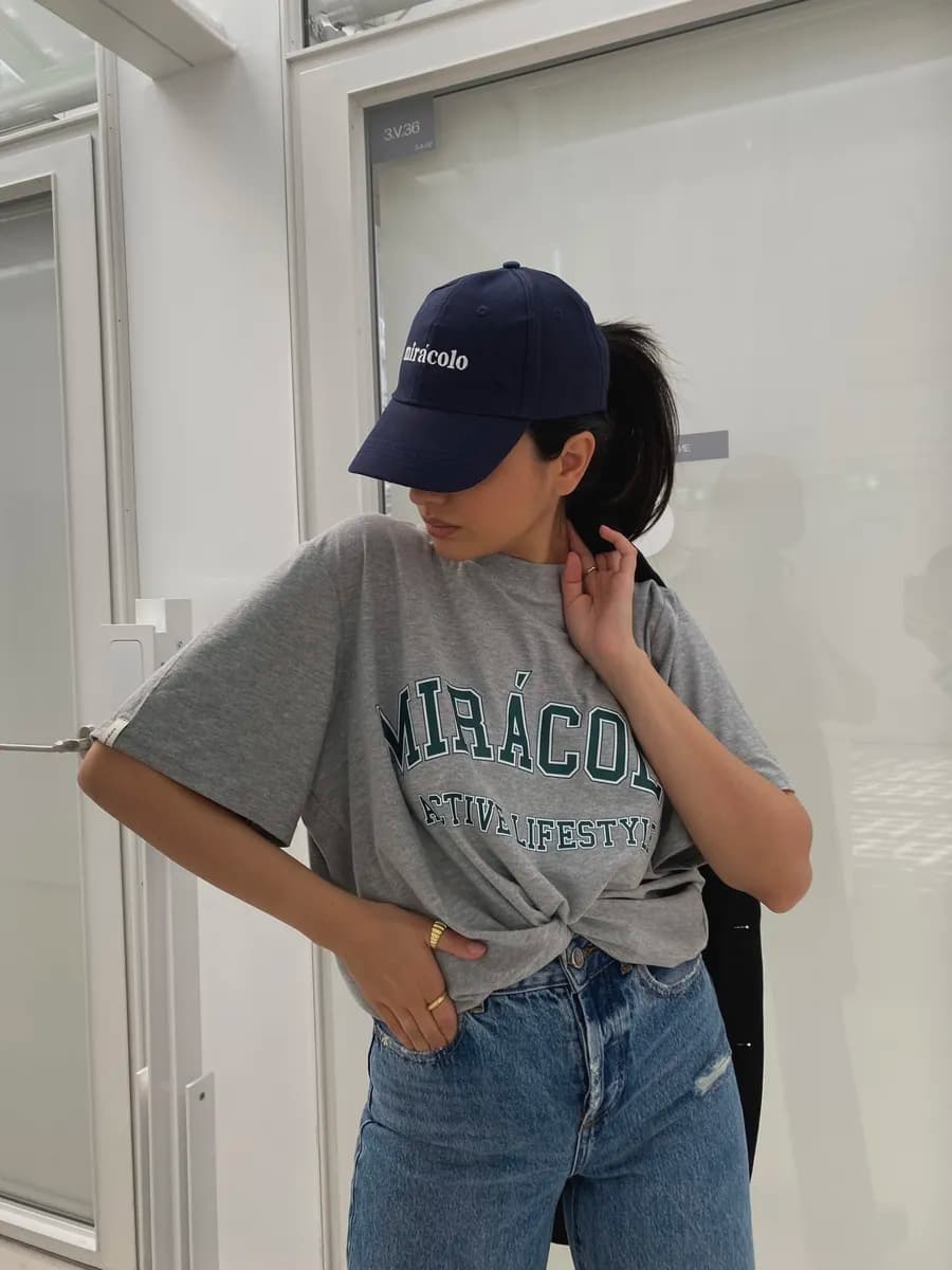 Футболка оверсайз с принтом