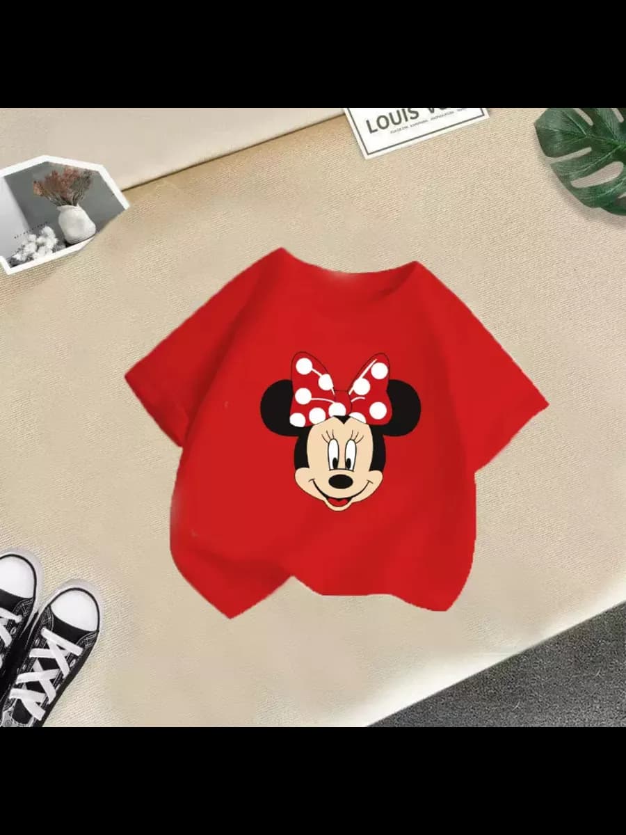 Футболка детская красная