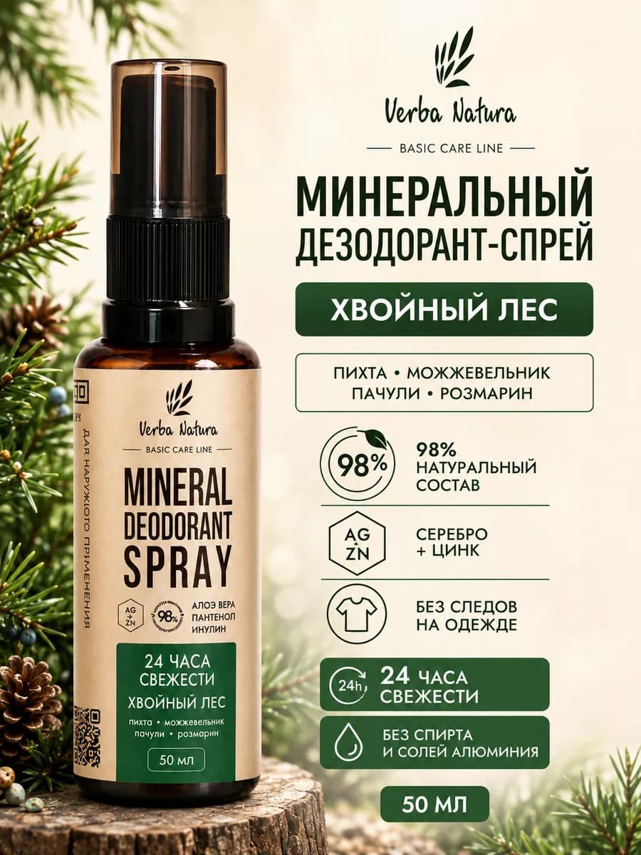 Дезодорант спрей Хвойный лес 50 мл