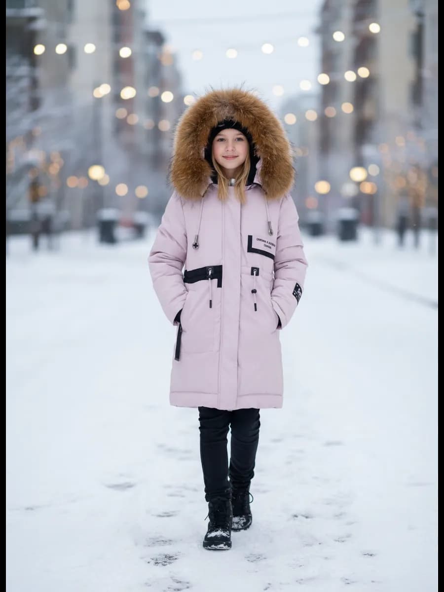 Куртка подростковая длинная