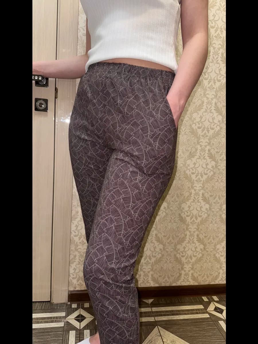 Домашние женские брюки больших размеров