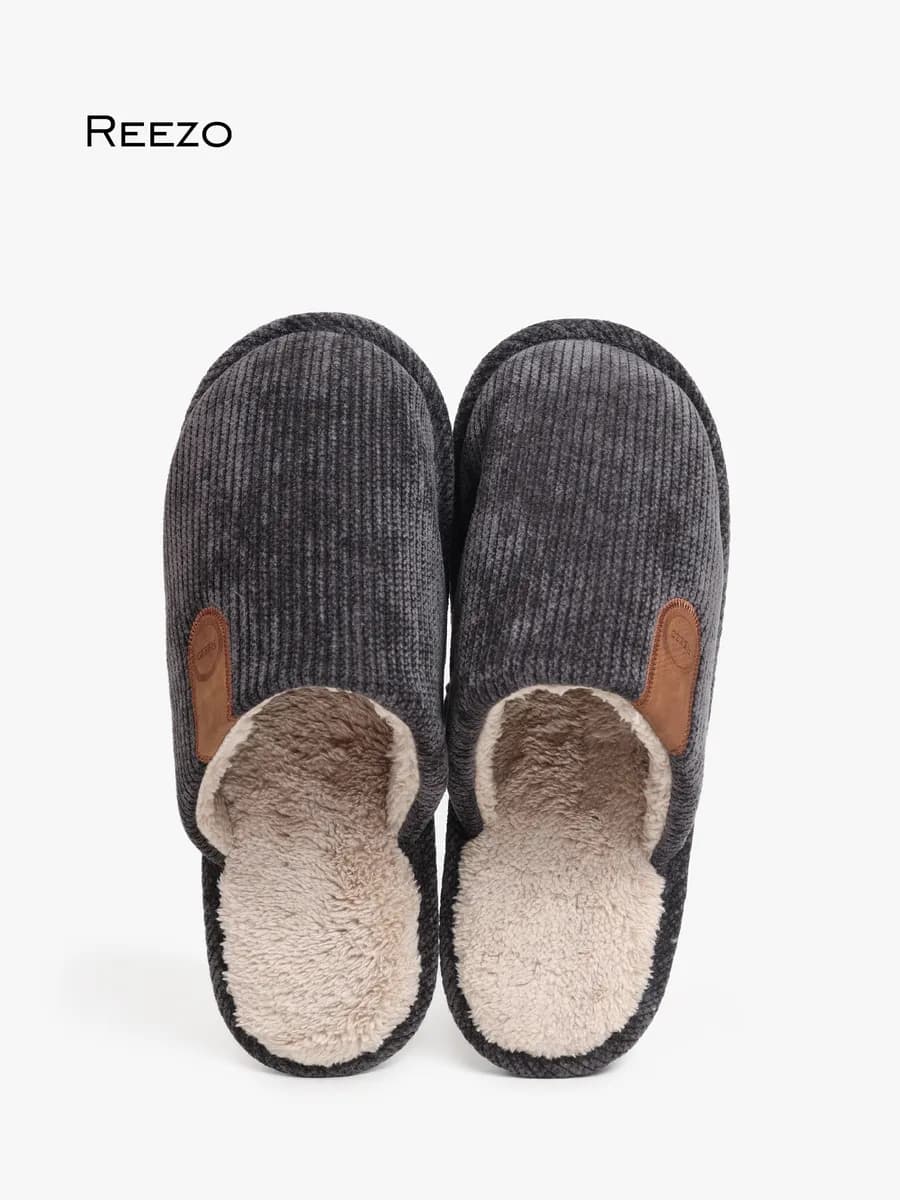 Тапочки мужские домашние теплые закрытые