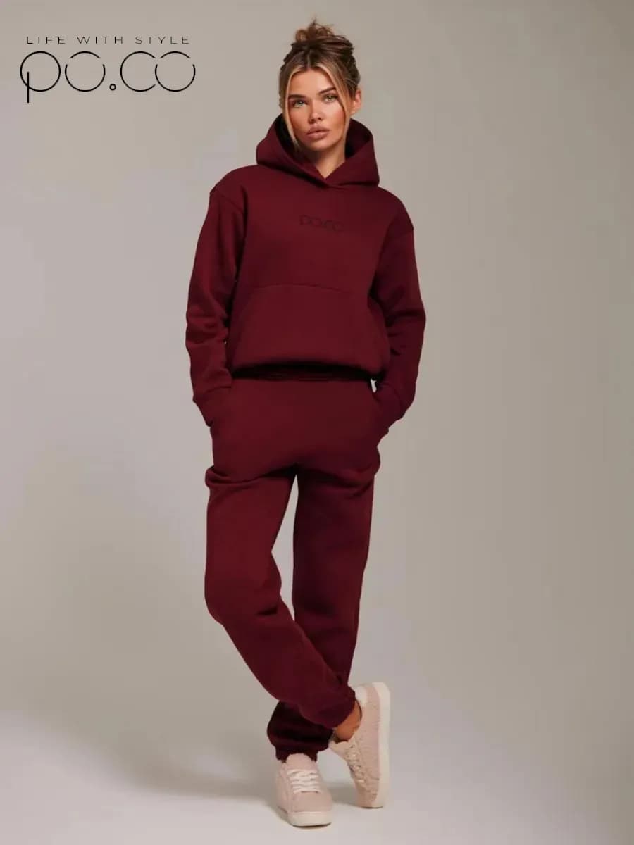 Костюм спортивный теплый с начесом на флисе - фото 1