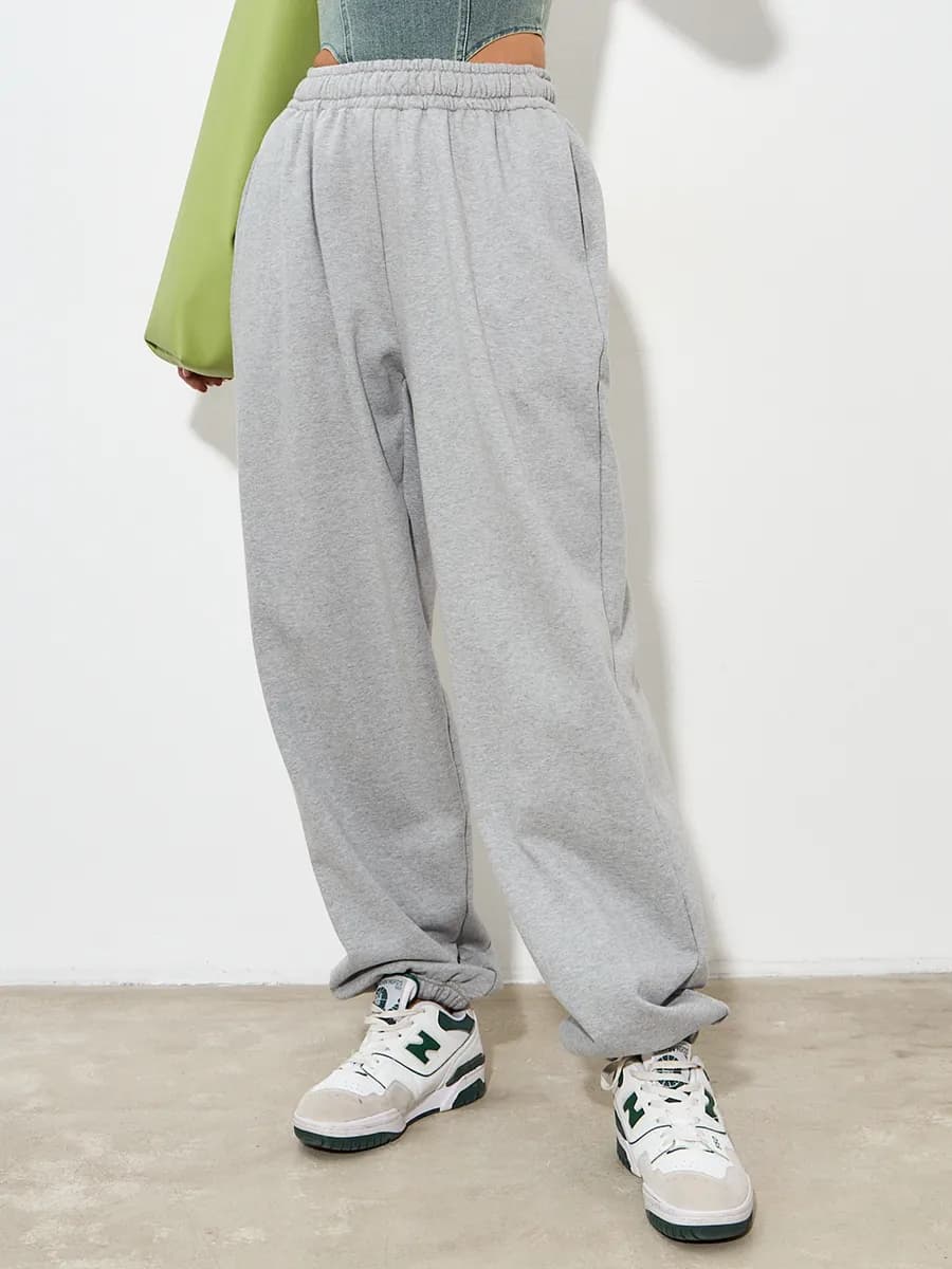 Плотные спортивные штаны джоггеры оверсайз