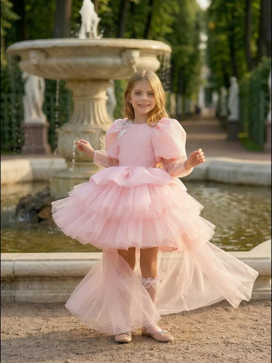 Платье нарядное праздничное пышное на выпускной утренник