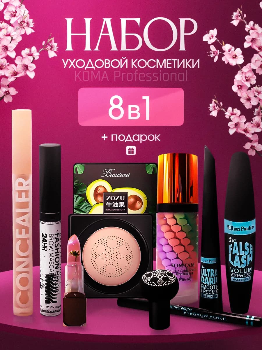 Подарочный набор косметики для макияжа бьюти бокс для женщин