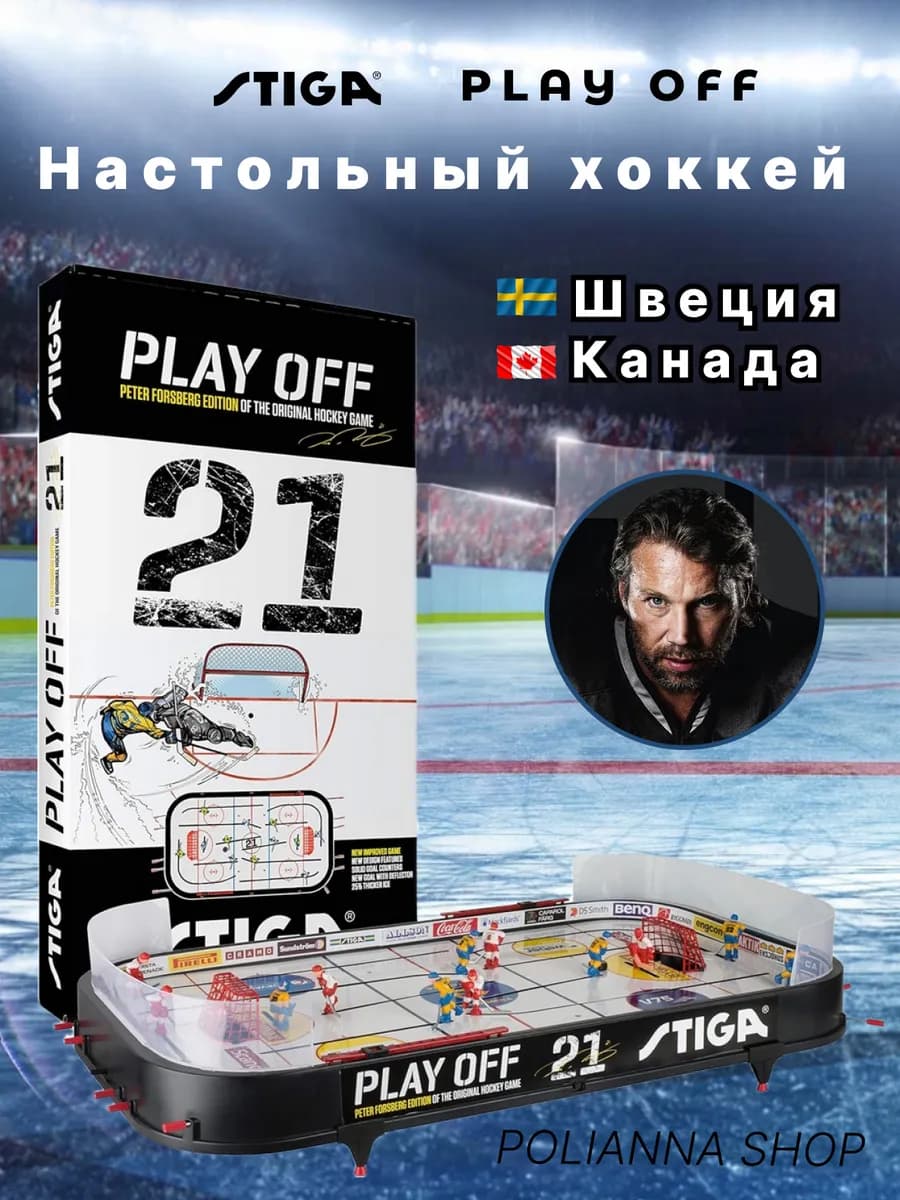 Настольный хоккей Play Off 21 Швеция - Канада