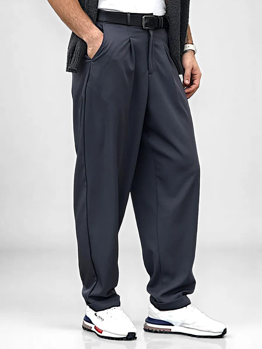 Брюки бананы классические BAND оверсайз - фото 1