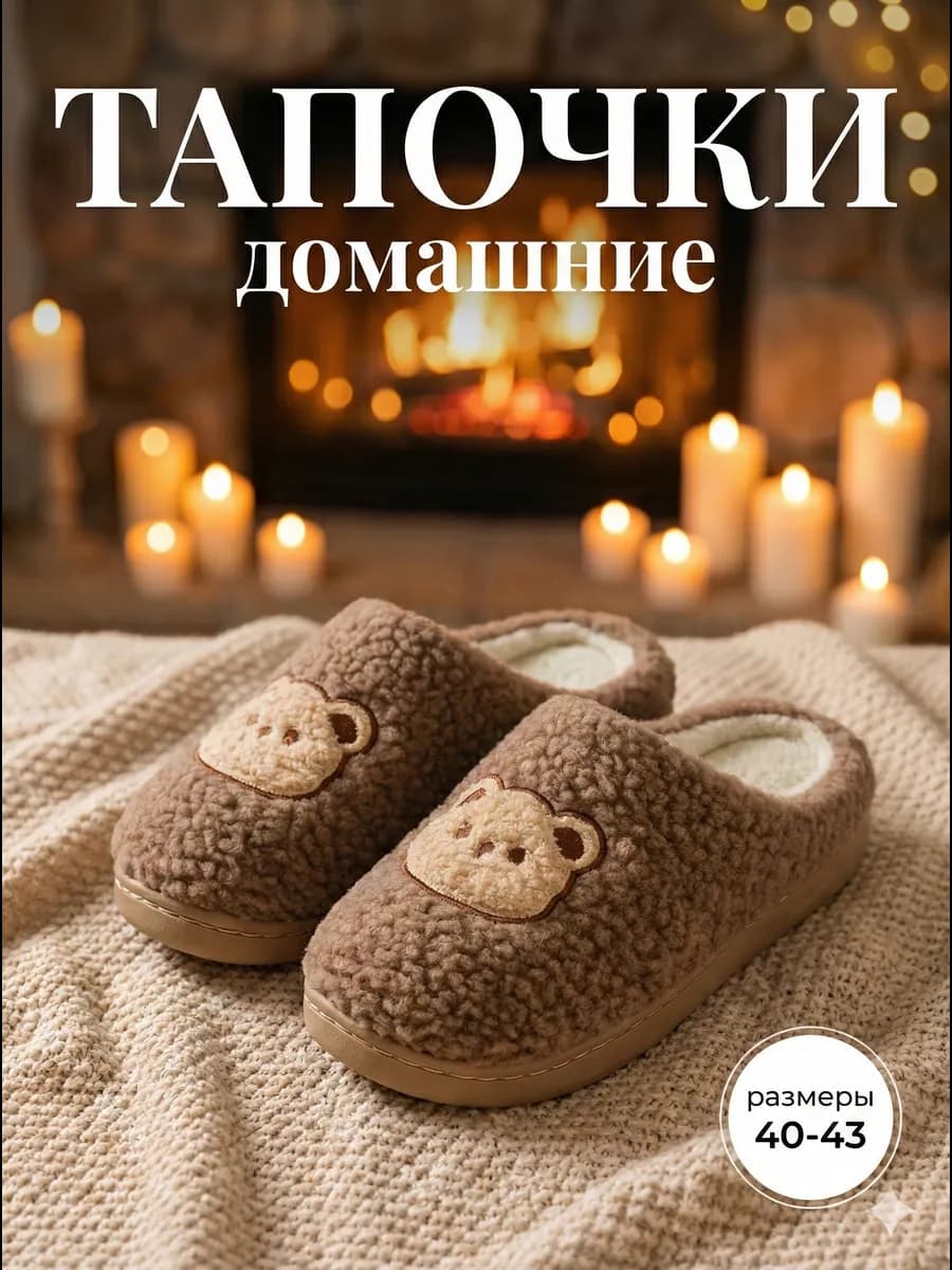 Тапочки домашние - фото 1