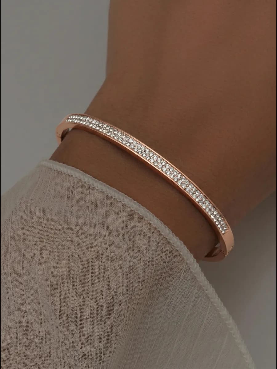 Браслет дорожка блестящий