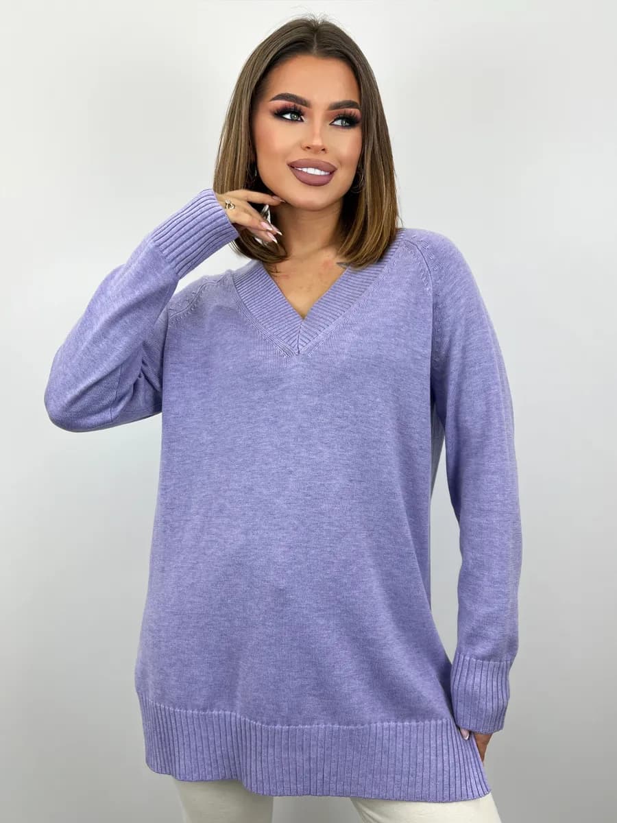 Удлиненный джемпер туника