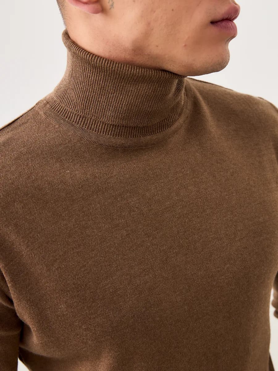 Водолазка теплая с высоким горлом