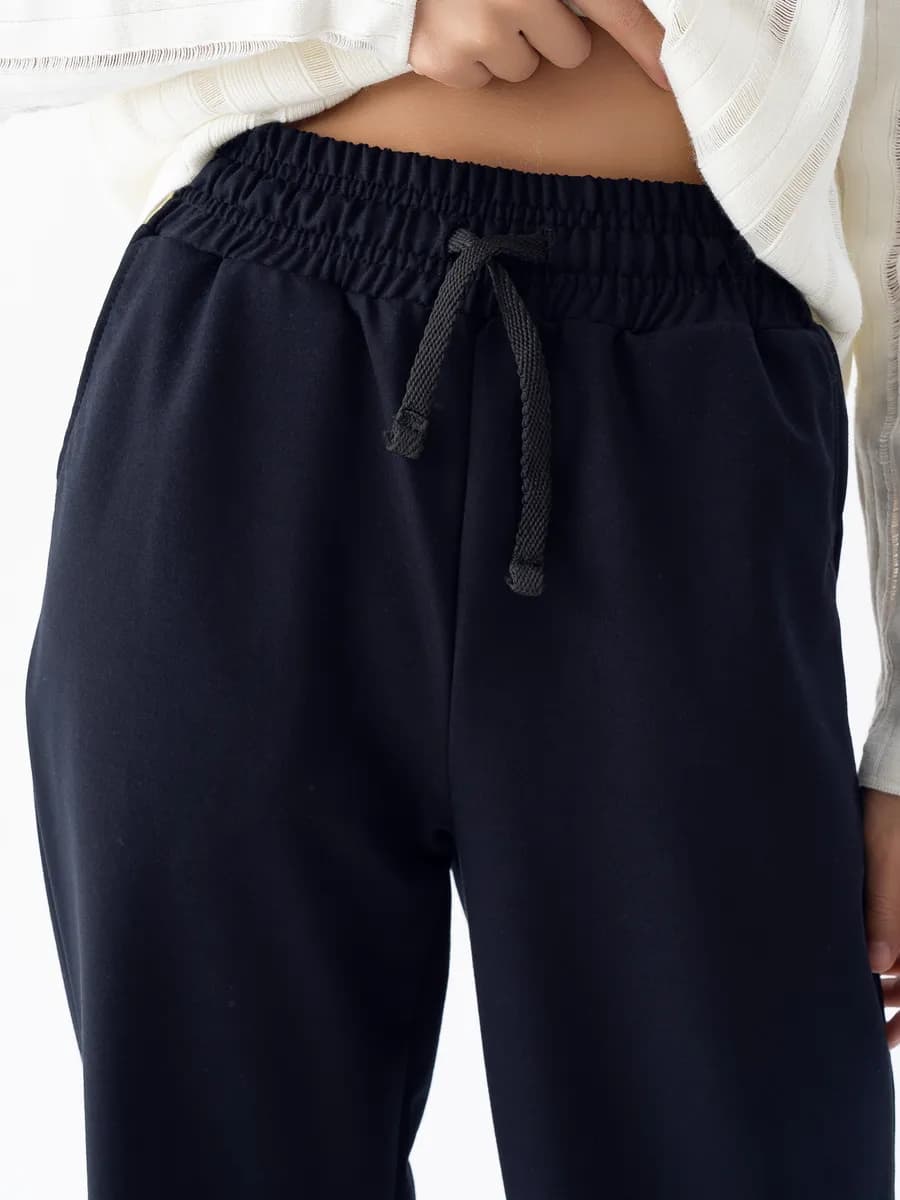 Штаны спортивные палаццо без начеса