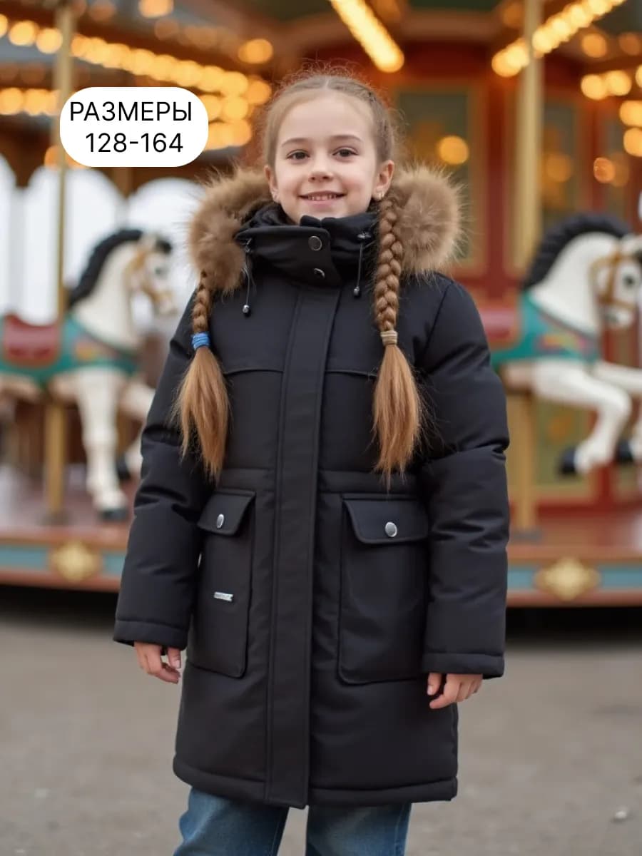Куртка зимняя на девочку