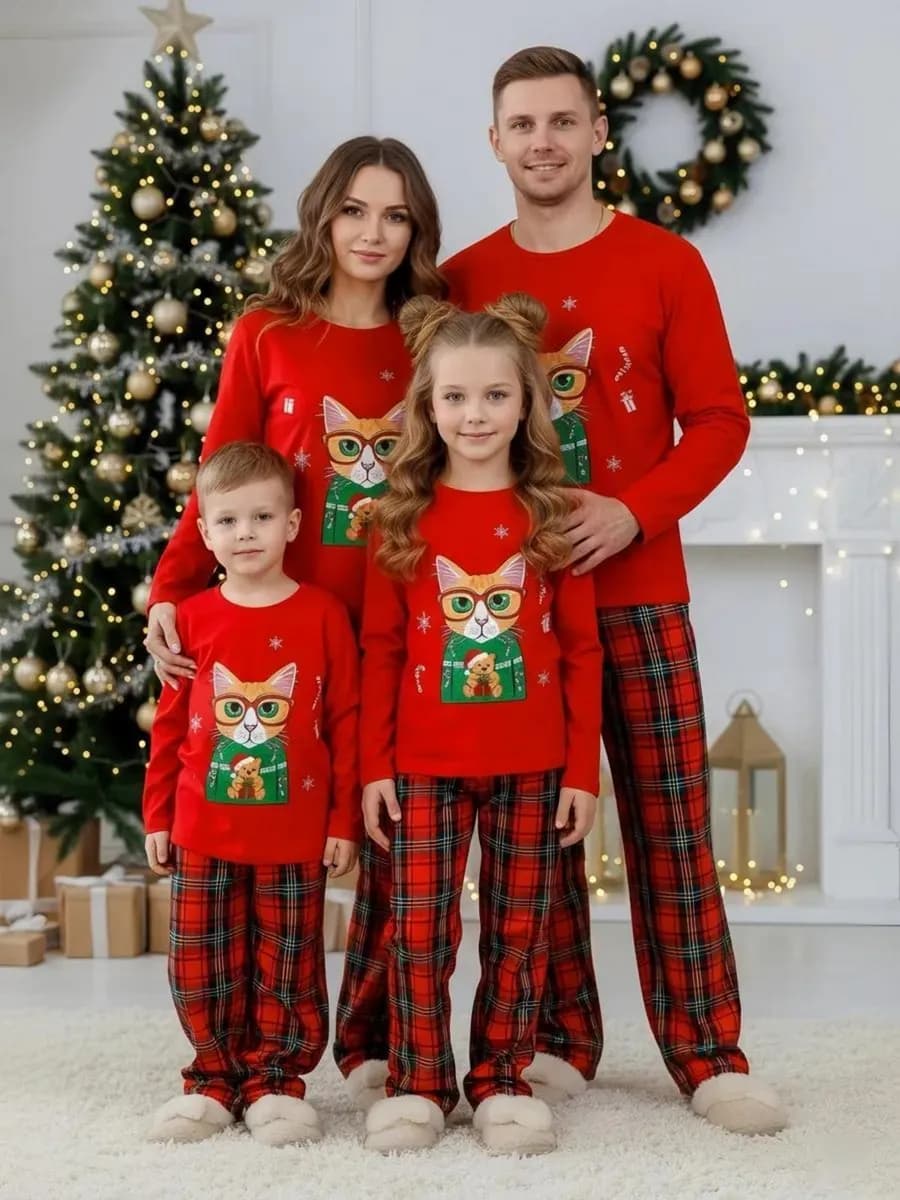 Новогодняя пижама со штанами