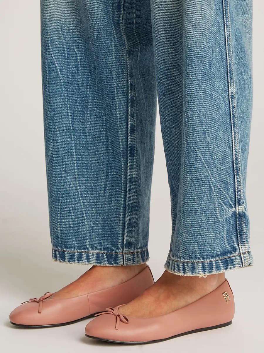 Балетки кожаные классические - фото 1