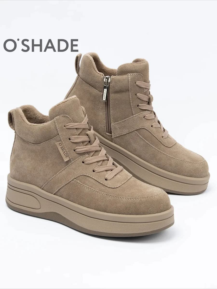 Ботинки женские демисезонные замшевые