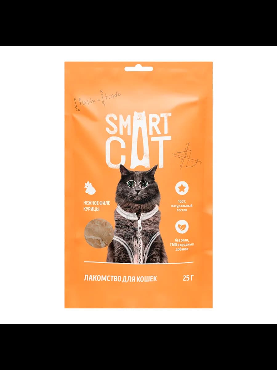 Лакомство для кошек "Нежное филе курицы", 25г