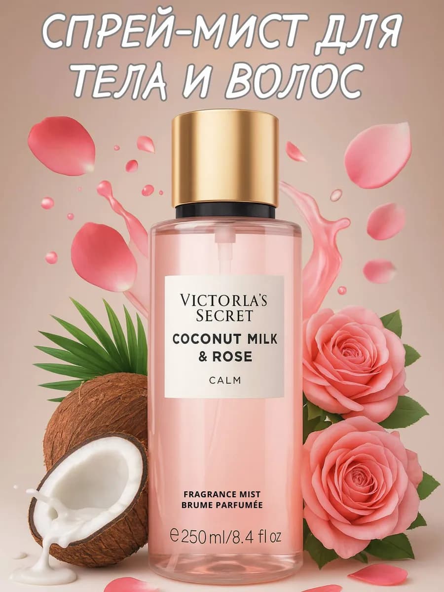 Спрей-мист для тела Coconut Milk & Rose Calm