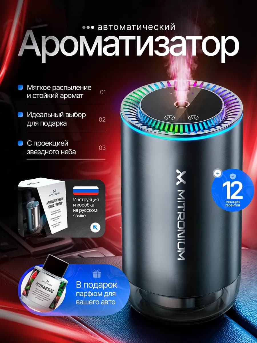 Ароматизатор в машину автоматический диффузор набор