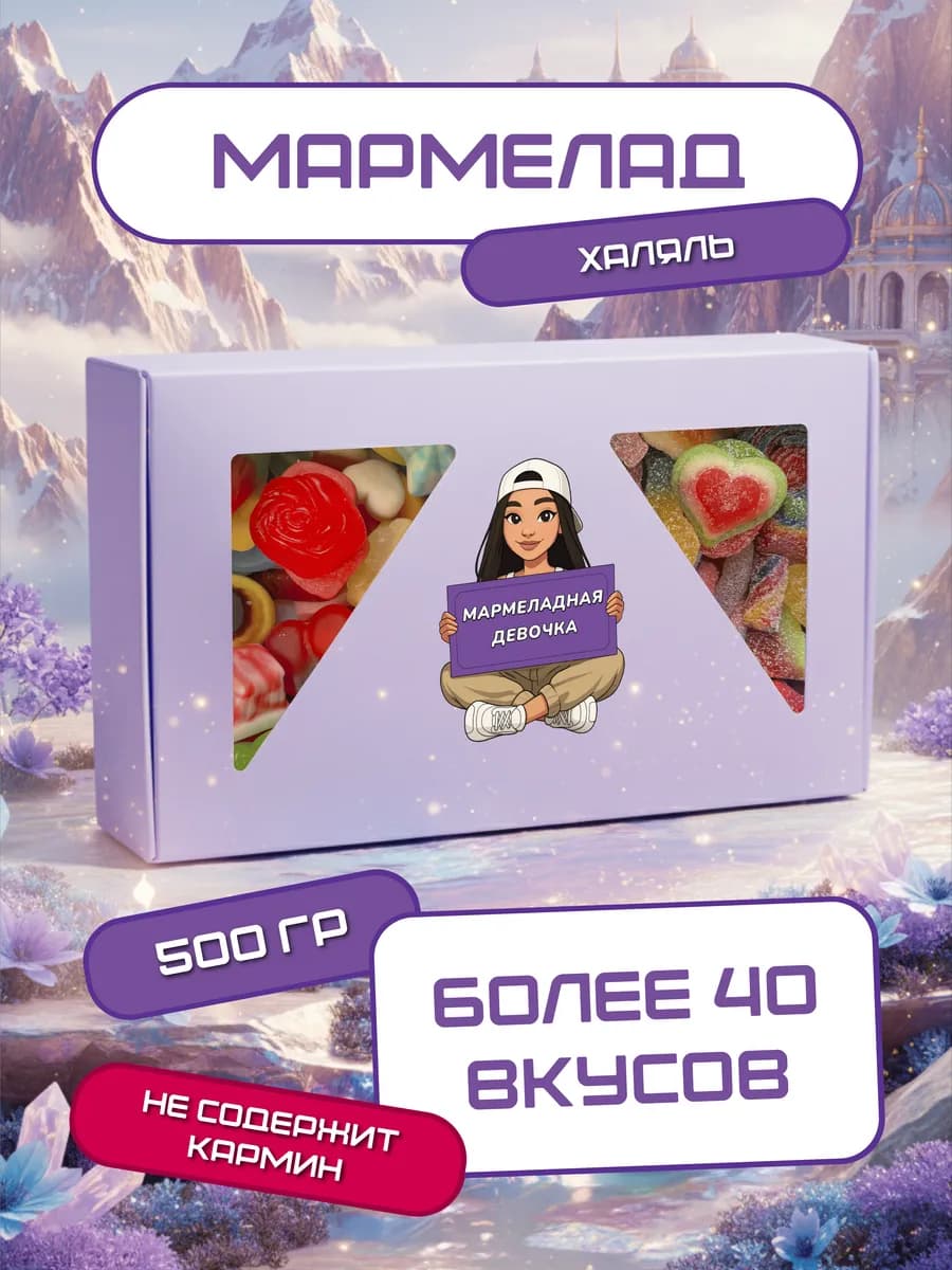 Мармелад кисло-сладкий набор Халяль