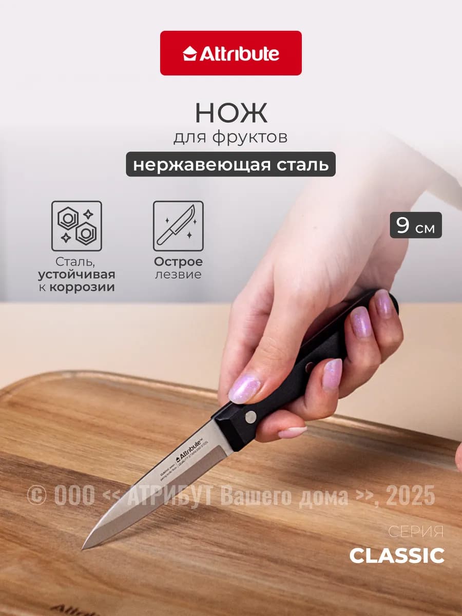 Нож для фруктов CLASSIC 9см