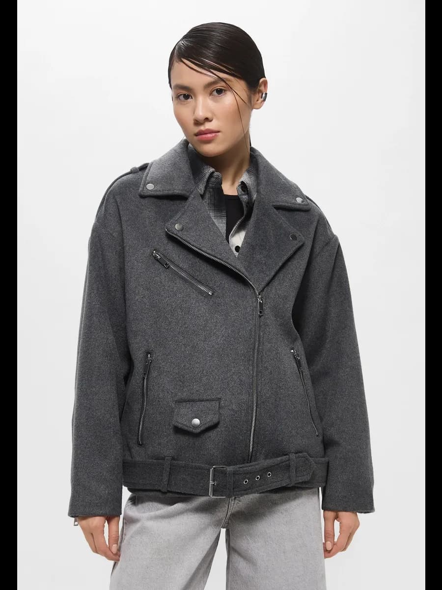 Куртка-косуха из драповой ткани