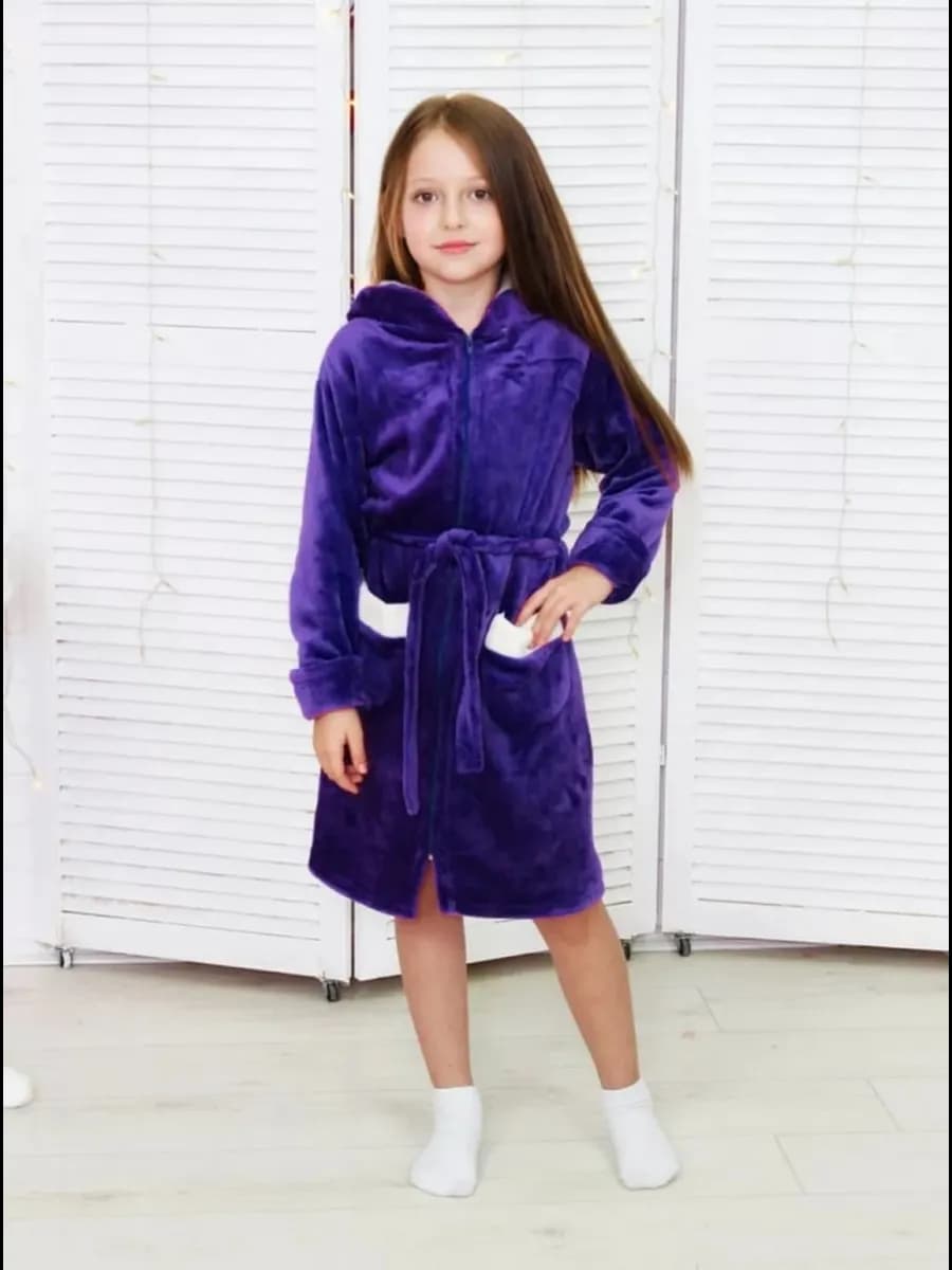 Халат банный махровый для детей